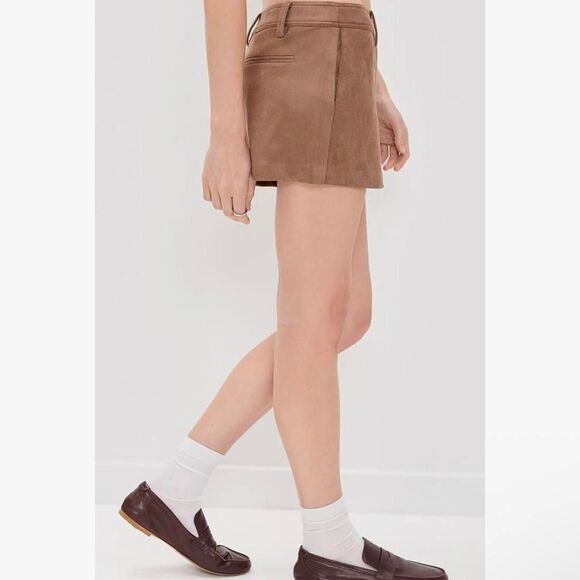 Lioness brown suede mini skirt Size S - Picture 4 of 6